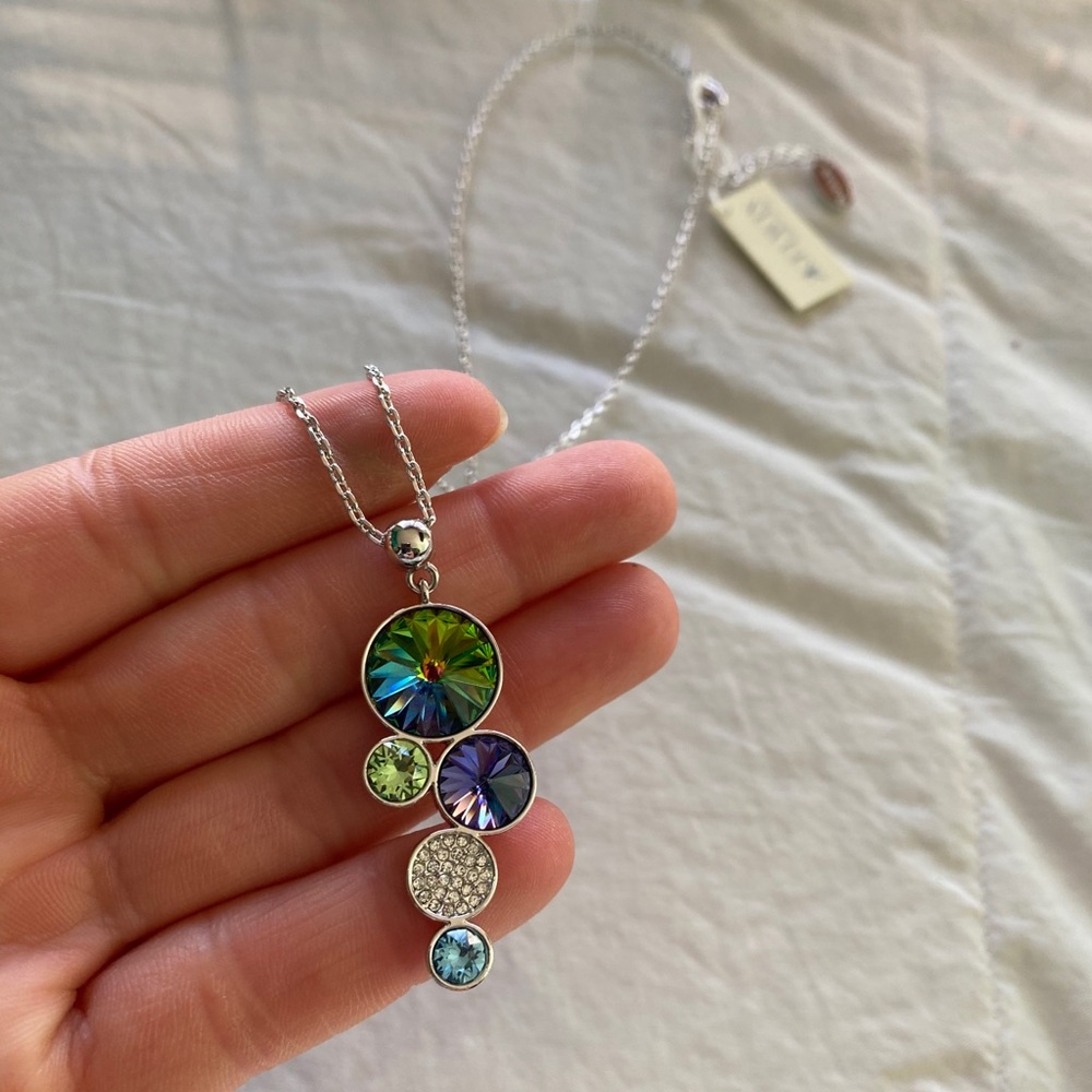 Colorful Crystal necklace✨